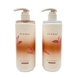 OFF & RELAX Spa Shampoo + Hair Treatment Earl Grey & Cucumber Scent Limited Set (2x460ml) - Kiyoko Beauty