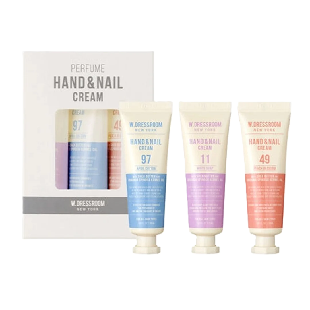 W. DRESSROOM Perfume Hand & Nail Cream Set (3x30ml) | Kiyoko Beauty