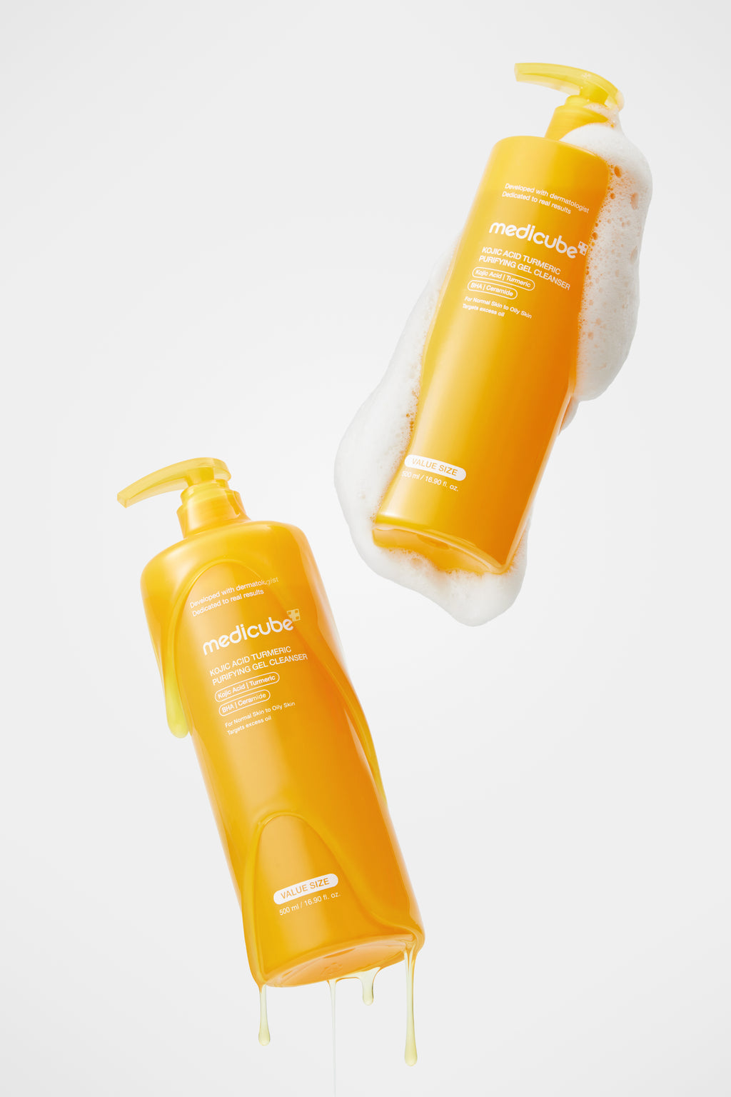 Medicube Kojic Acid Turmeric Purifying Gel Cleanser (500ml)