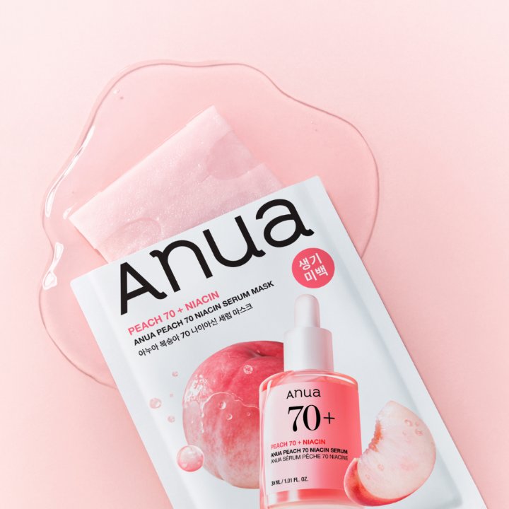ANUA Peach 70 Niacin Serum Mask