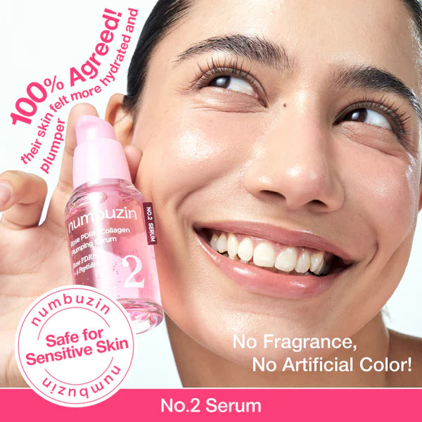 numbuzin No.2 Rose PDRN Collagen Plumping Serum (30ml)