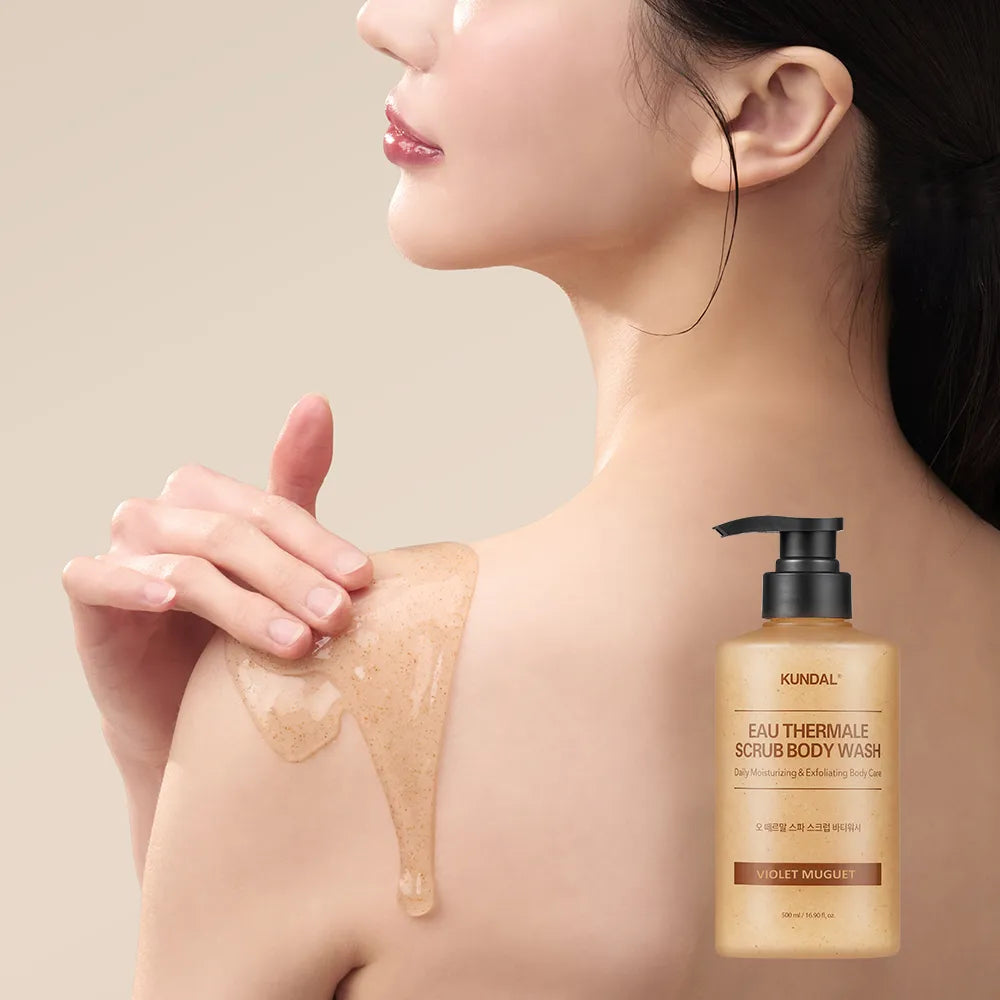 KUNDAL Eau Thermale Scrub Body Wash (500ml)