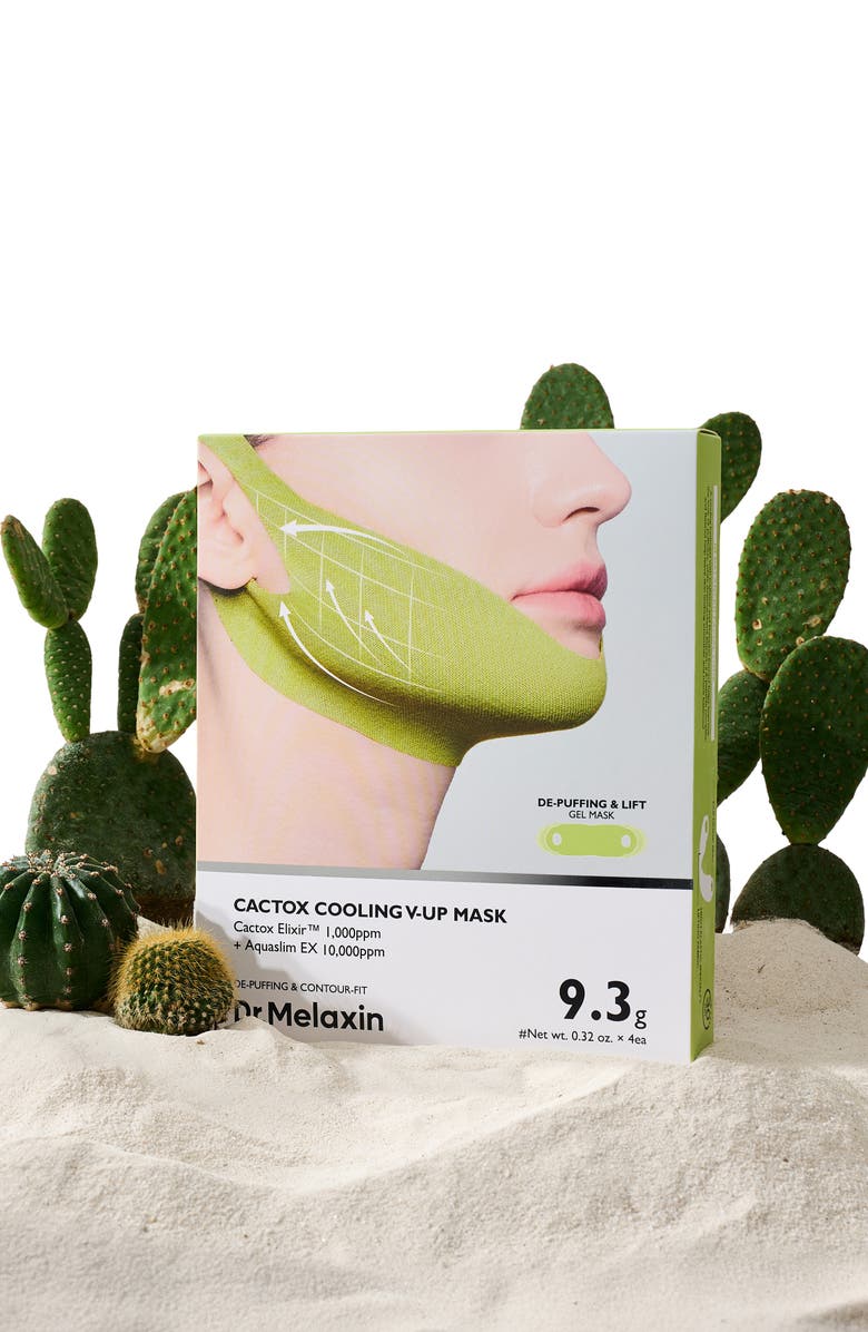 Dr.Melaxin Cactox Cooling V-Up Mask (4 PCs)