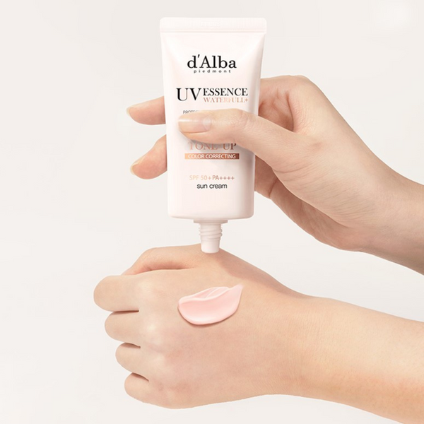 d'Alba UV Essence Waterfull Tone-Up Sun Cream SPF50+ PA++++ (50ml) - Kiyoko Beauty