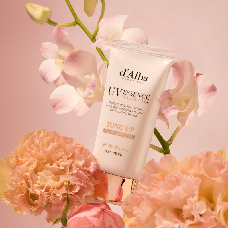 d'Alba UV Essence Waterfull Tone-Up Sun Cream SPF50+ PA++++ (50ml) - Kiyoko Beauty