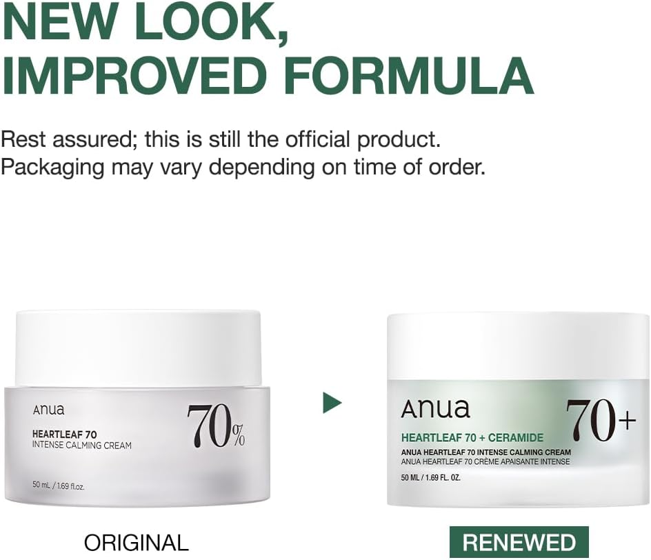 ANUA Heartleaf 70% Intense Calming Cream (50ml) | Kiyoko Beauty
