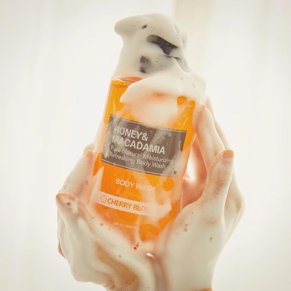 KUNDAL Honey & Macadamia Pure Body Wash (500ml)