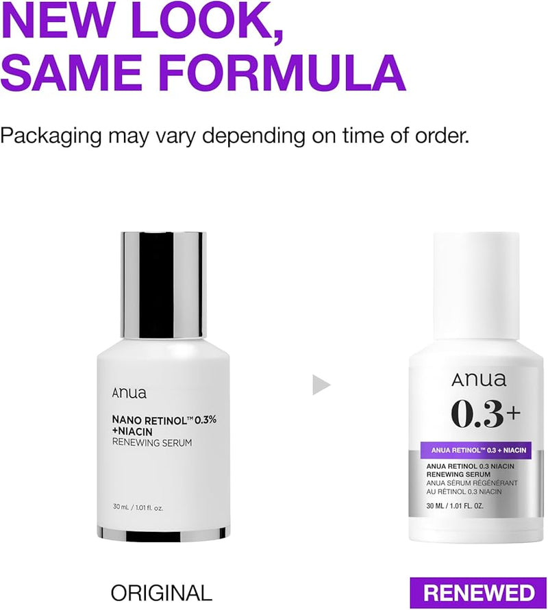 ANUA Nano Retinol 0.3% + Niacin Renewing Serum (30ml)