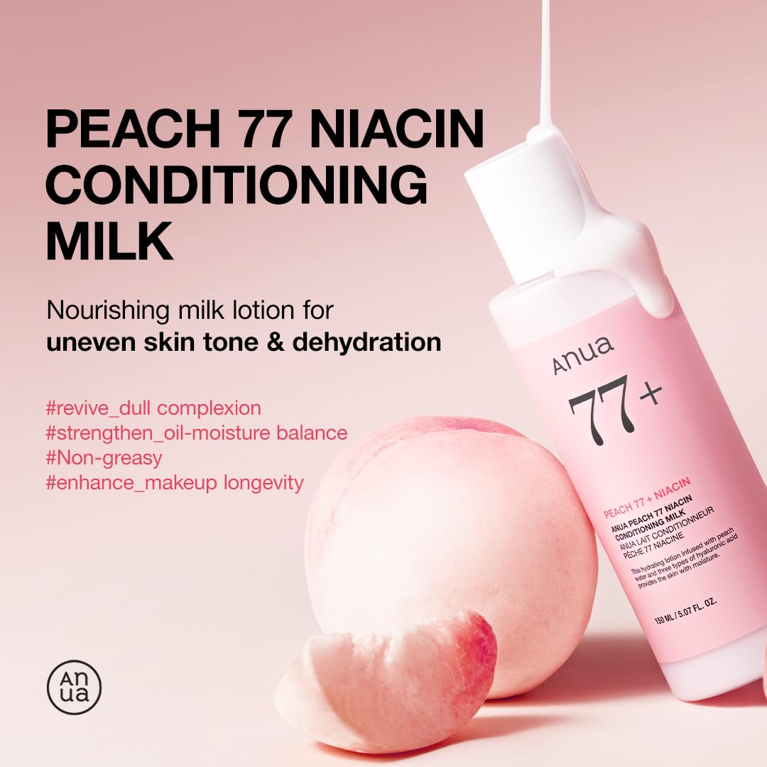 ANUA Peach 77% Niacin Conditioning Milk (150ml) | Kiyoko Beauty