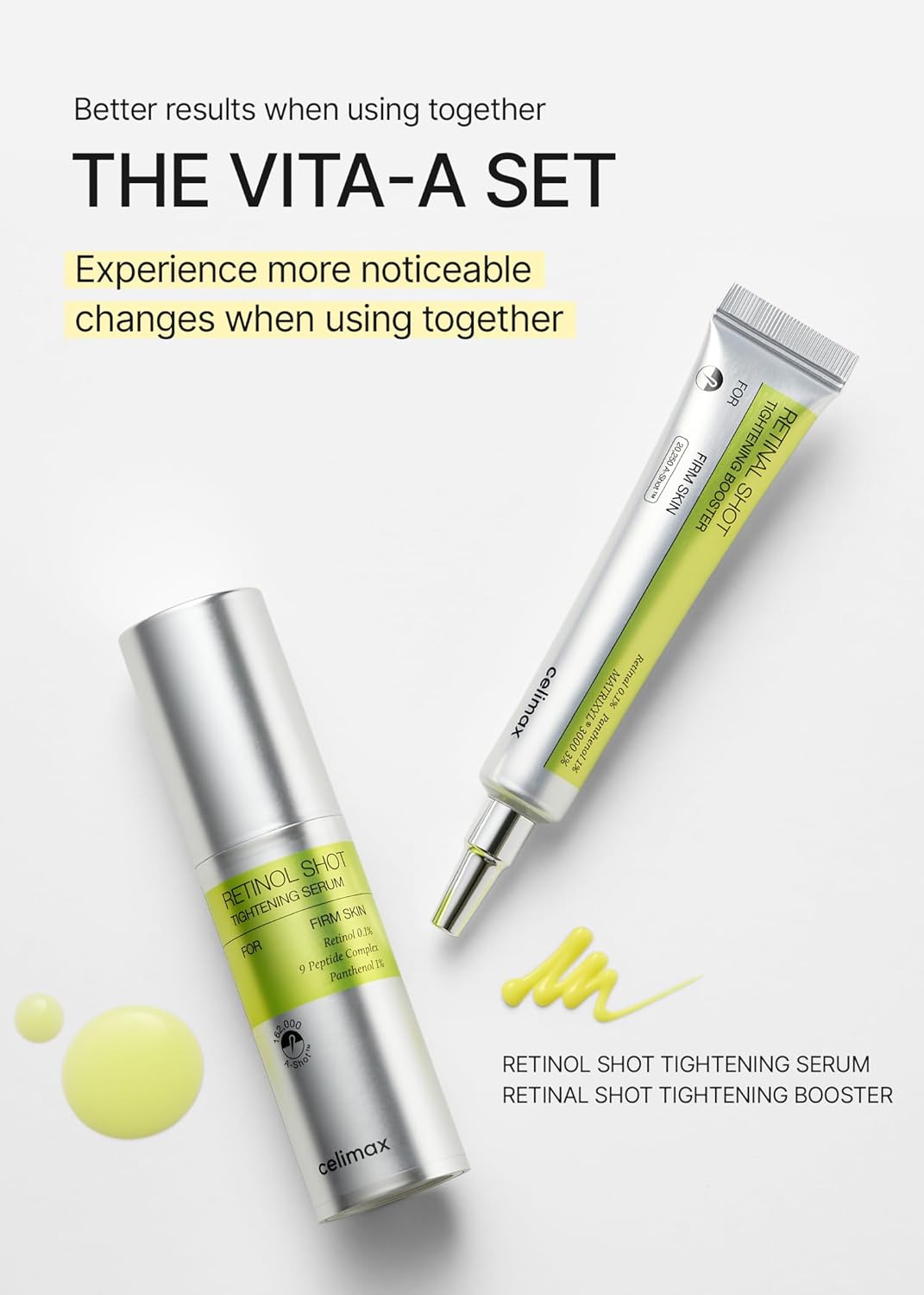 celimax The Vita-A Retinol Shot Tightening Booster (15ml) - Kiyoko Beauty
