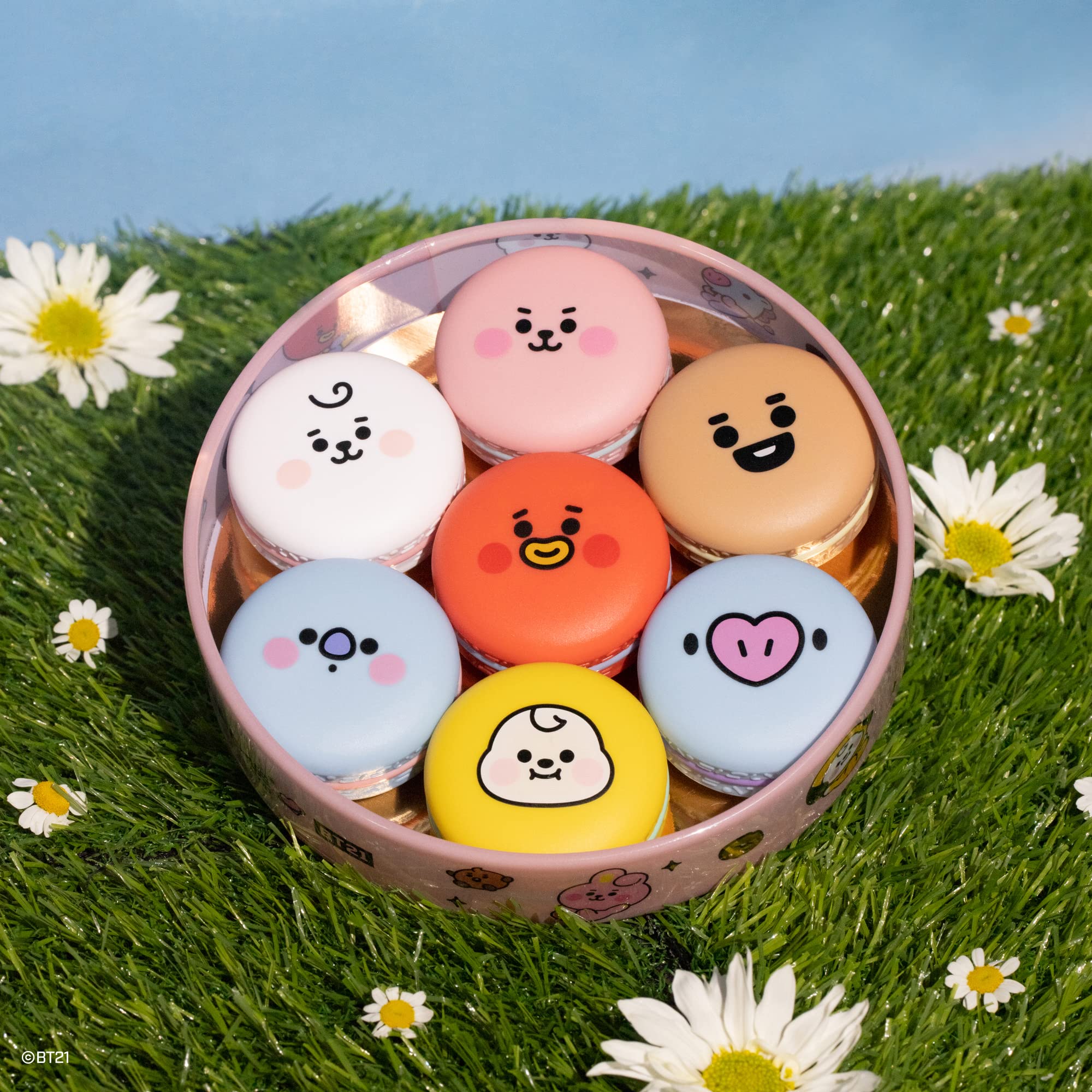 The Crème Shop x BT21 Baby Macaron Lip Balm (9g) | Kiyoko Beauty