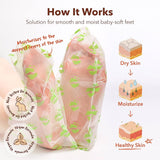 PUREDERM Exfoliating Foot Mask (1 pair) - Kiyoko Beauty