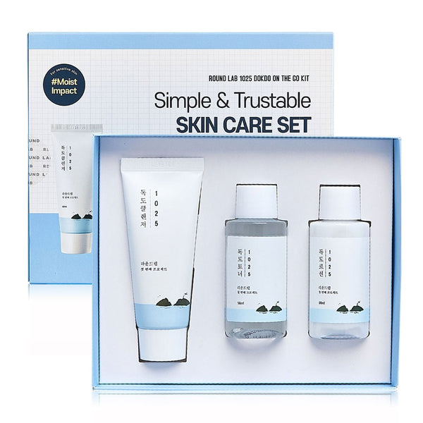 ROUND LAB 1025 Dokdo On The Go Kit Set - Kiyoko Beauty