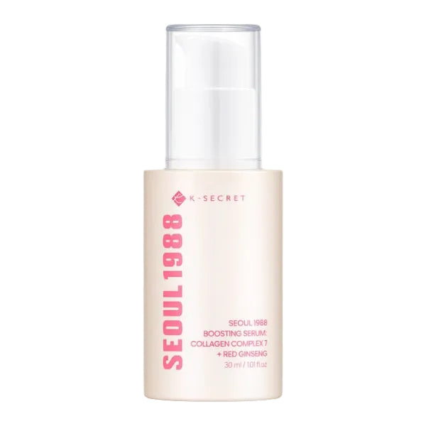 K-SECRET SEOUL 1988 Boosting Serum: Collagen Complex 7 + Red Ginseng (30ml) - Kiyoko Beauty