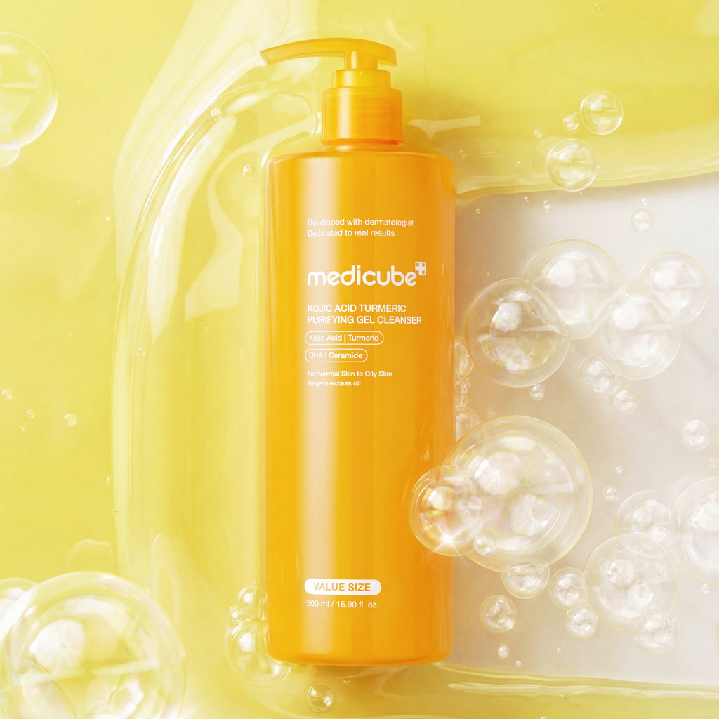 Medicube Kojic Acid Turmeric Purifying Gel Cleanser (500ml)