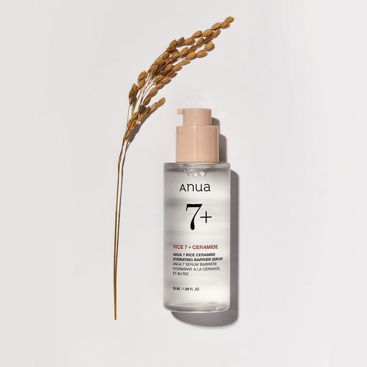 ANUA 7 Rice Ceramide Hydrating Barrier Serum (50ml) - Kiyoko Beauty