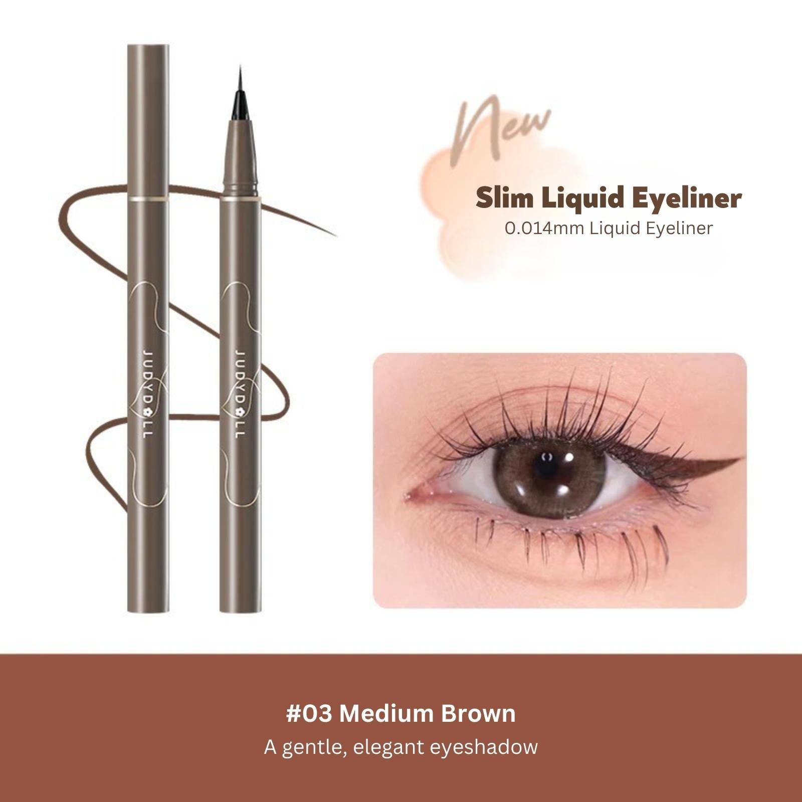 JUDYDOLL Slim Liquid Eyeliner - Kiyoko Beauty