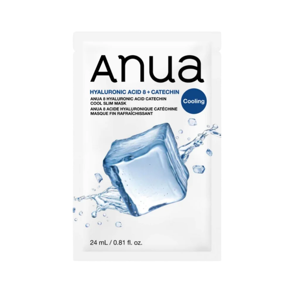 ANUA Hyaluronic Acid 8 + Catechin Cool Slim Mask (1 PC) - Kiyoko Beauty