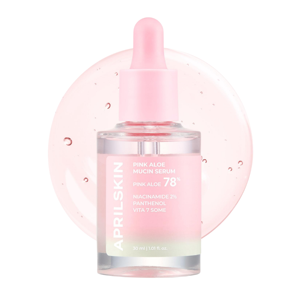 APRILSKIN Pink Aloe Mucin Serum (30ml) - Kiyoko Beauty