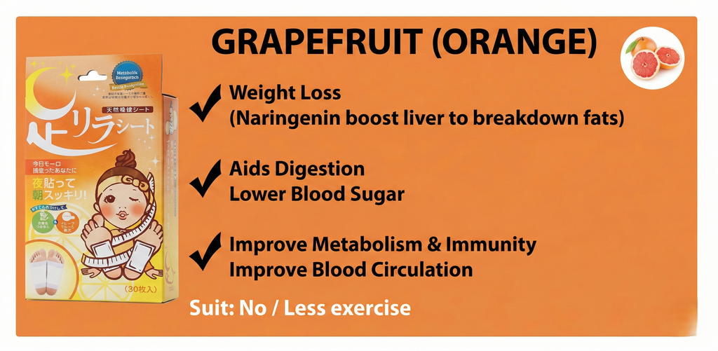 Ashirira Foot Relax Sheet: Grapefruit