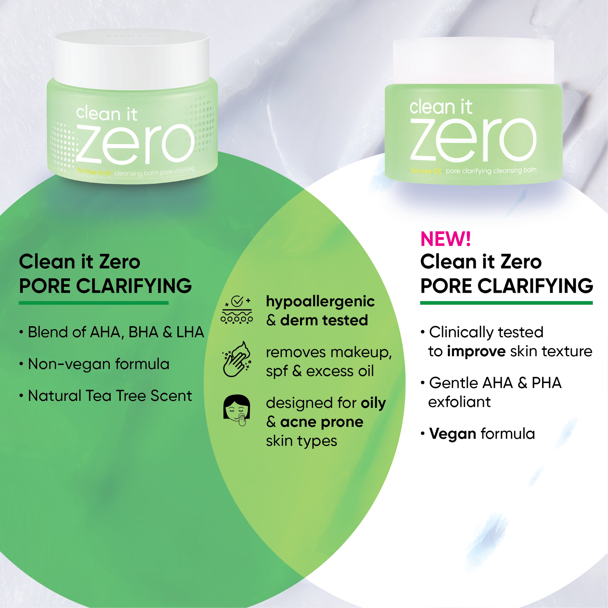 Banila Co. Clean It Zero Tea-Tree EX Pore Clarifying Cleansing Balm (100ml) - Kiyoko Beauty