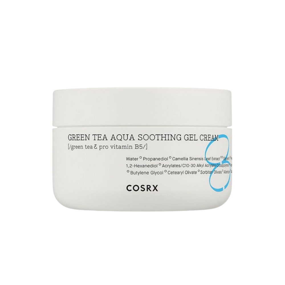 COSRX Hydrium Green Tea Aqua Soothing Gel Cream (50ml) - Kiyoko Beauty