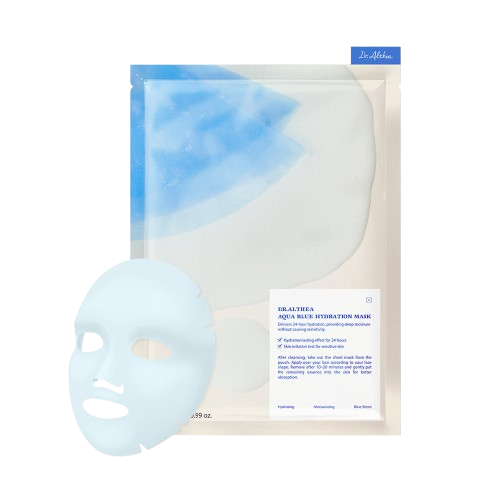 Dr. Althea Aqua Blue Moisturizing Mask (4 PCs) - Kiyoko Beauty