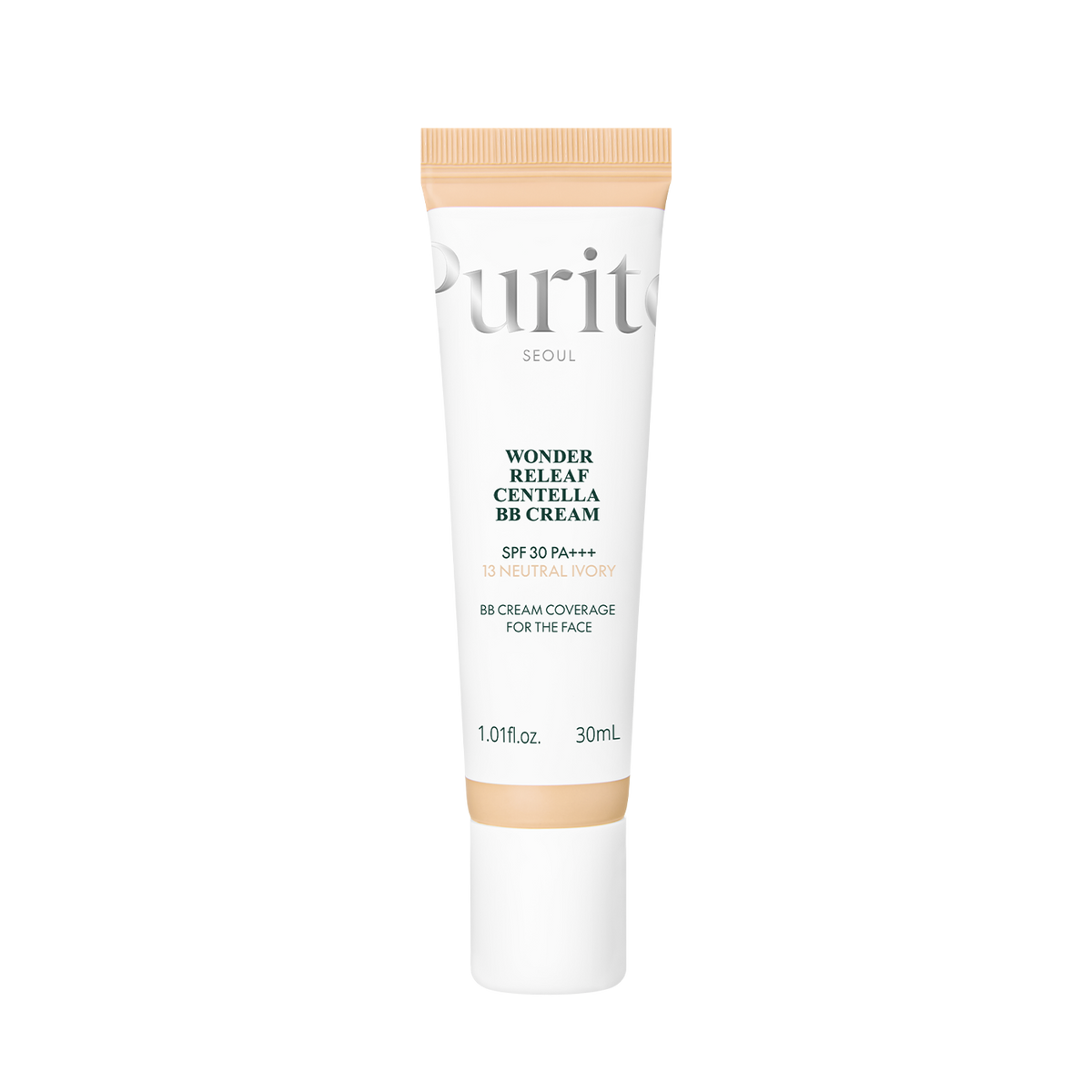 PURITO Wonder Releaf Centella BB Cream Natural Fit SPF 30 PA+++ (30ml)