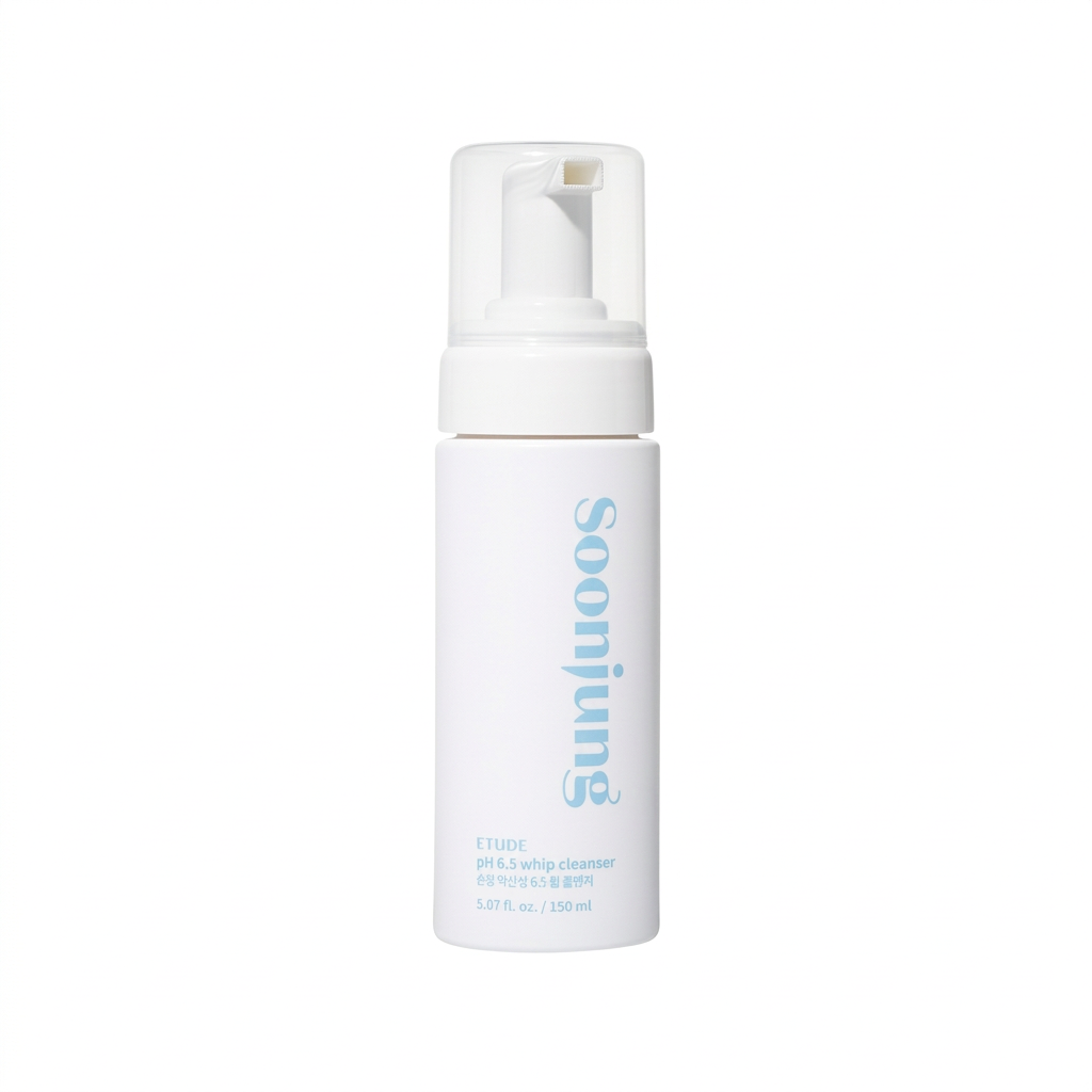 ETUDE HOUSE Soon Jung pH 6.5 Whip Cleanser (150ml) - Kiyoko Beauty