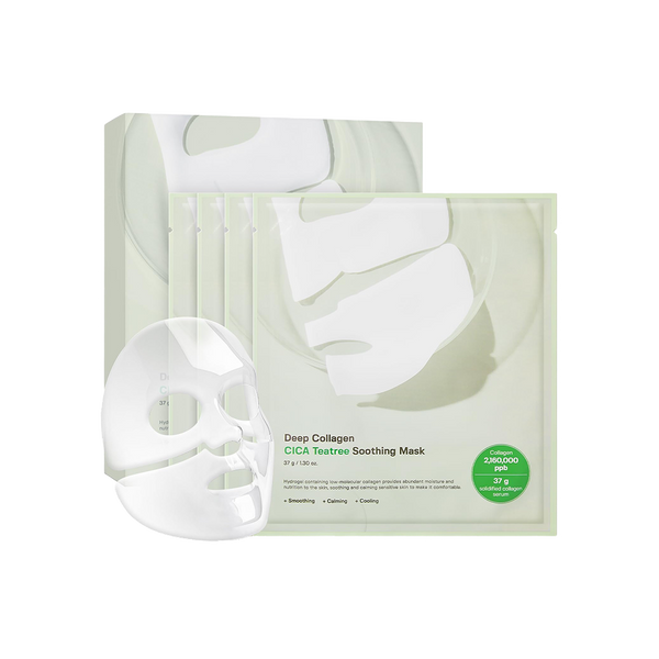 Sungboon Editor Deep Collagen Cica Teatree Soothing Mask (4 PCs)