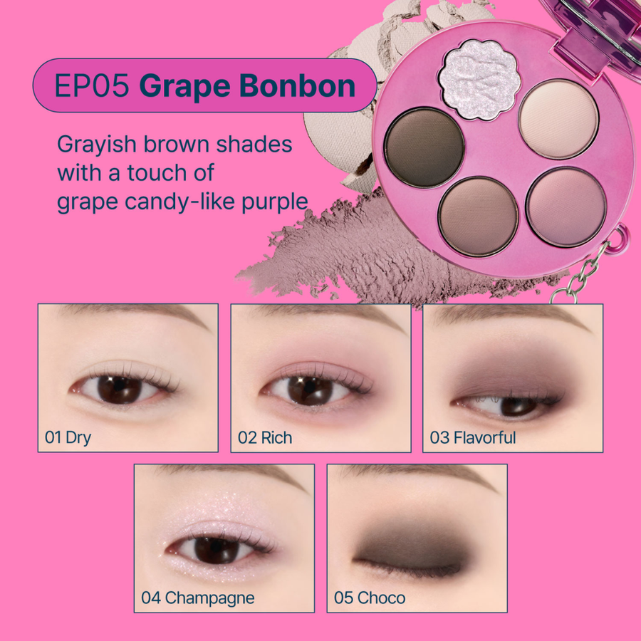 POCKET EYE PALETTE EP05 GRAPE BONBON