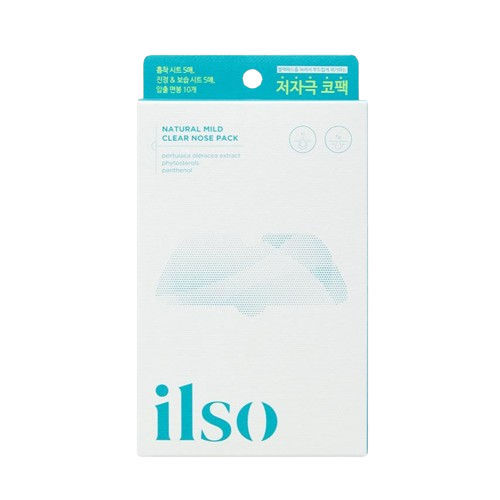 ILSO Natural Mild Clear Nose Patch (5 PCs) - Kiyoko Beauty