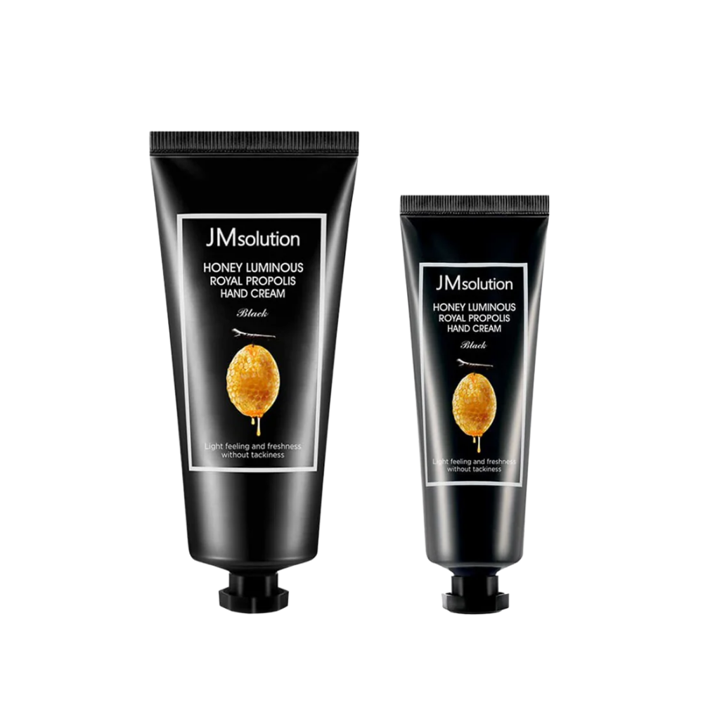 JMsolution Honey Luminous Royal Propolis Hand Cream Set (100ml+50ml) - Kiyoko Beauty
