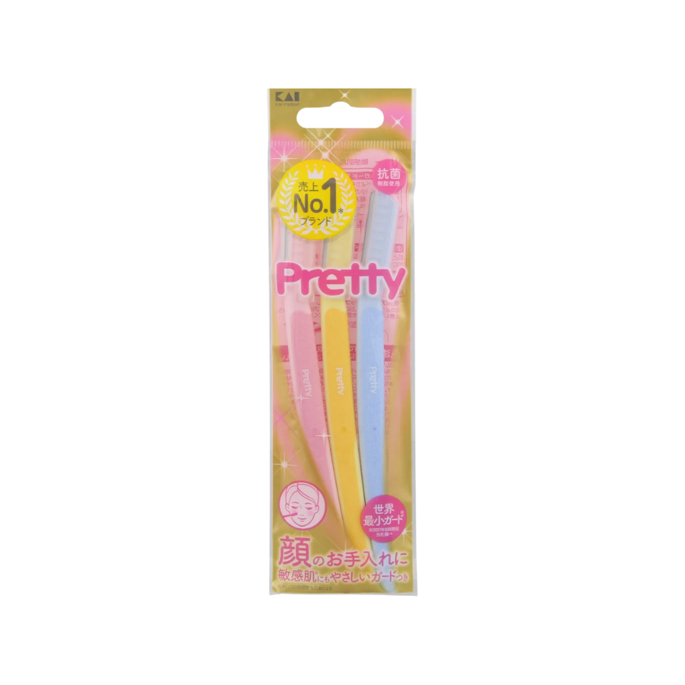KAI Pretty Face Razor for Sensitive Skin (3 PCs)