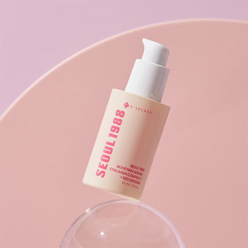 K-SECRET SEOUL 1988 Boosting Serum: Collagen Complex 7 + Red Ginseng (30ml) - Kiyoko Beauty