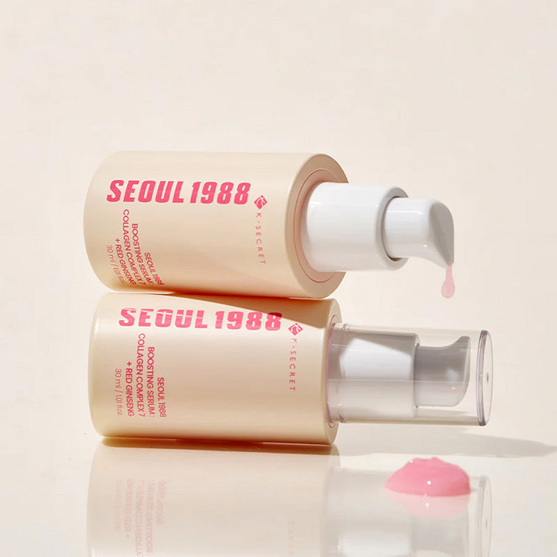 K-SECRET SEOUL 1988 Boosting Serum: Collagen Complex 7 + Red Ginseng (30ml) - Kiyoko Beauty