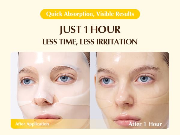 Eqqualberry Collagen Glow up Hydrogel Mask (4 PCs) - Kiyoko Beauty