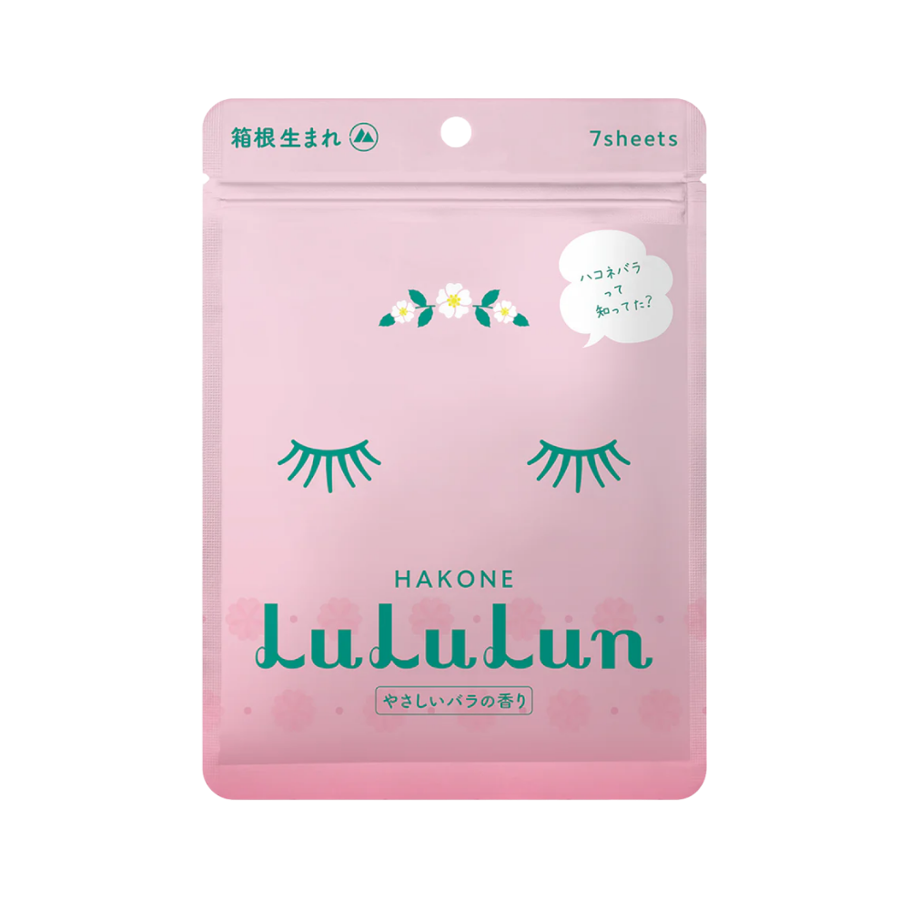 Lululun Hakone Rose Face Mask (7 PCs)