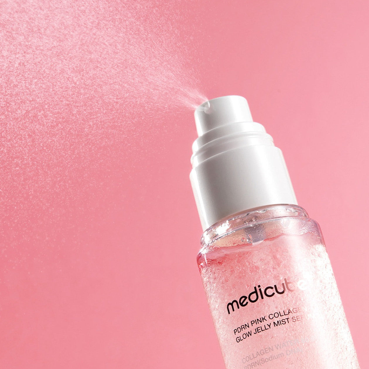 Medicube PDRN Pink Collagen Glow Jelly Mist Serum (100ml) - Kiyoko Beauty