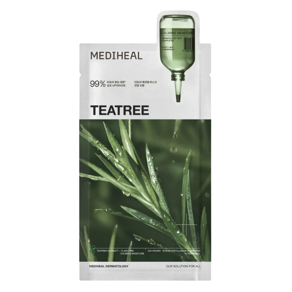 MEDIHEAL Teatree Essential Mask - Calming Moisture (10 PCs)