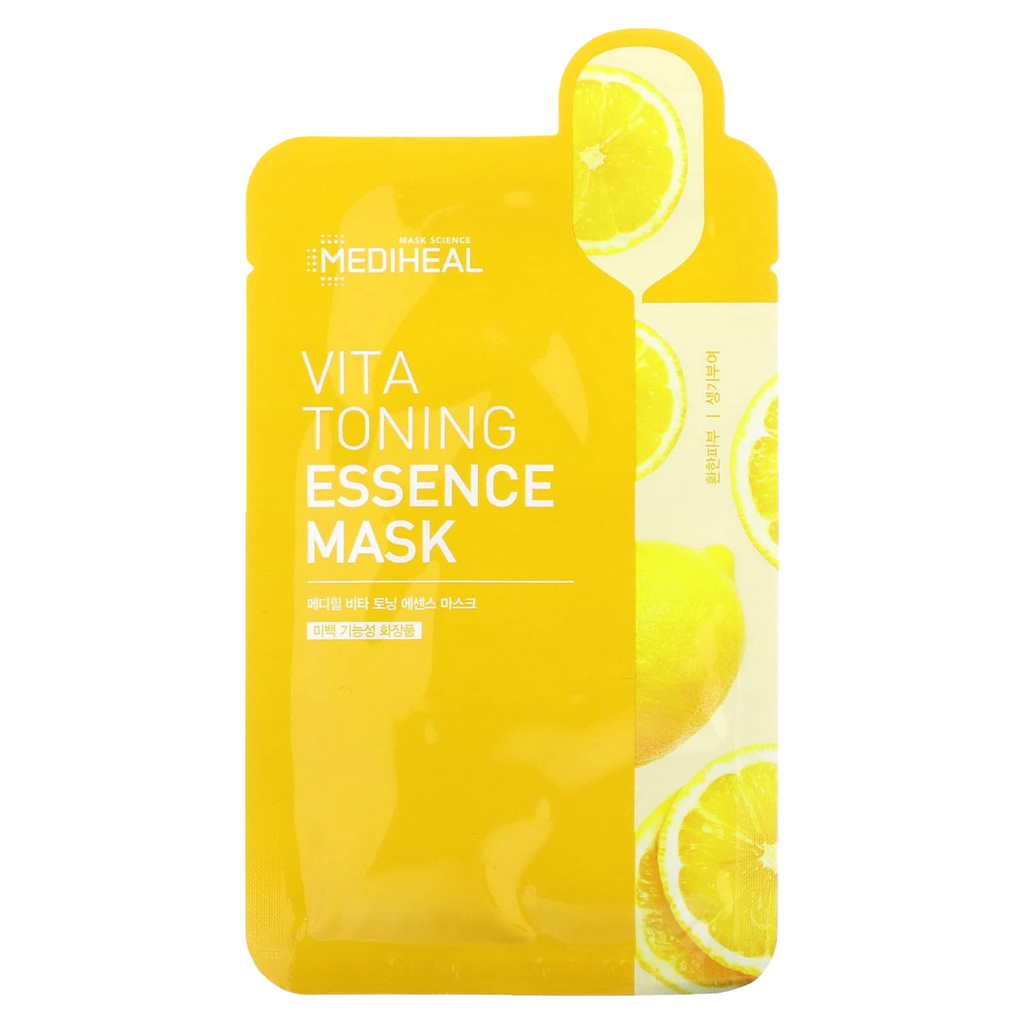 MEDIHEAL Vita Toning Essence Mask (5 PCs) - Kiyoko Beauty