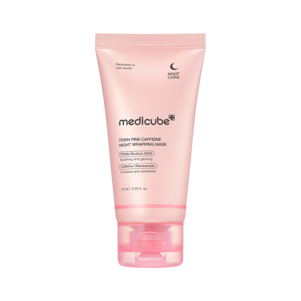 Medicube PDRN Pink Caffeine Night Wrapping Mask (75ml) - Kiyoko Beauty