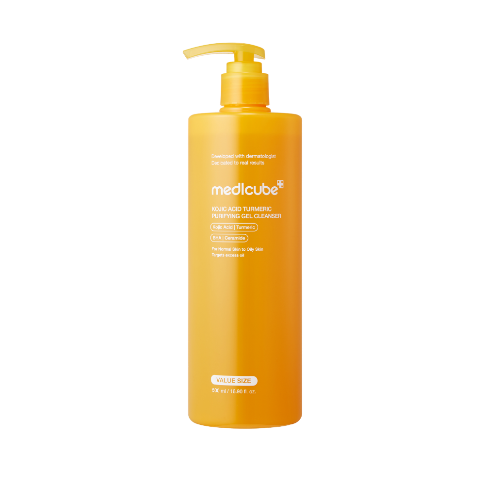Medicube Kojic Acid Turmeric Purifying Gel Cleanser (500ml)