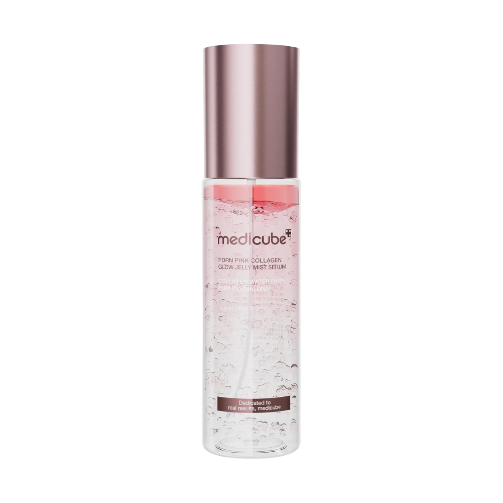 Medicube PDRN Pink Collagen Glow Jelly Mist Serum (100ml) - Kiyoko Beauty