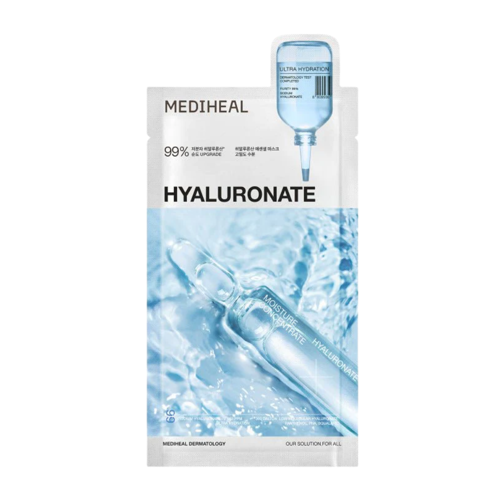 MEDIHEAL Hyaluronate Essential Mask - Ultra Hydration (10 PCs)