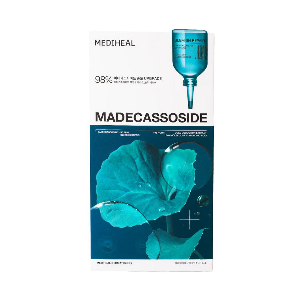 MEDIHEAL Madecassoside Essential Mask - Blemish Repair (10 PCs) - Kiyoko Beauty