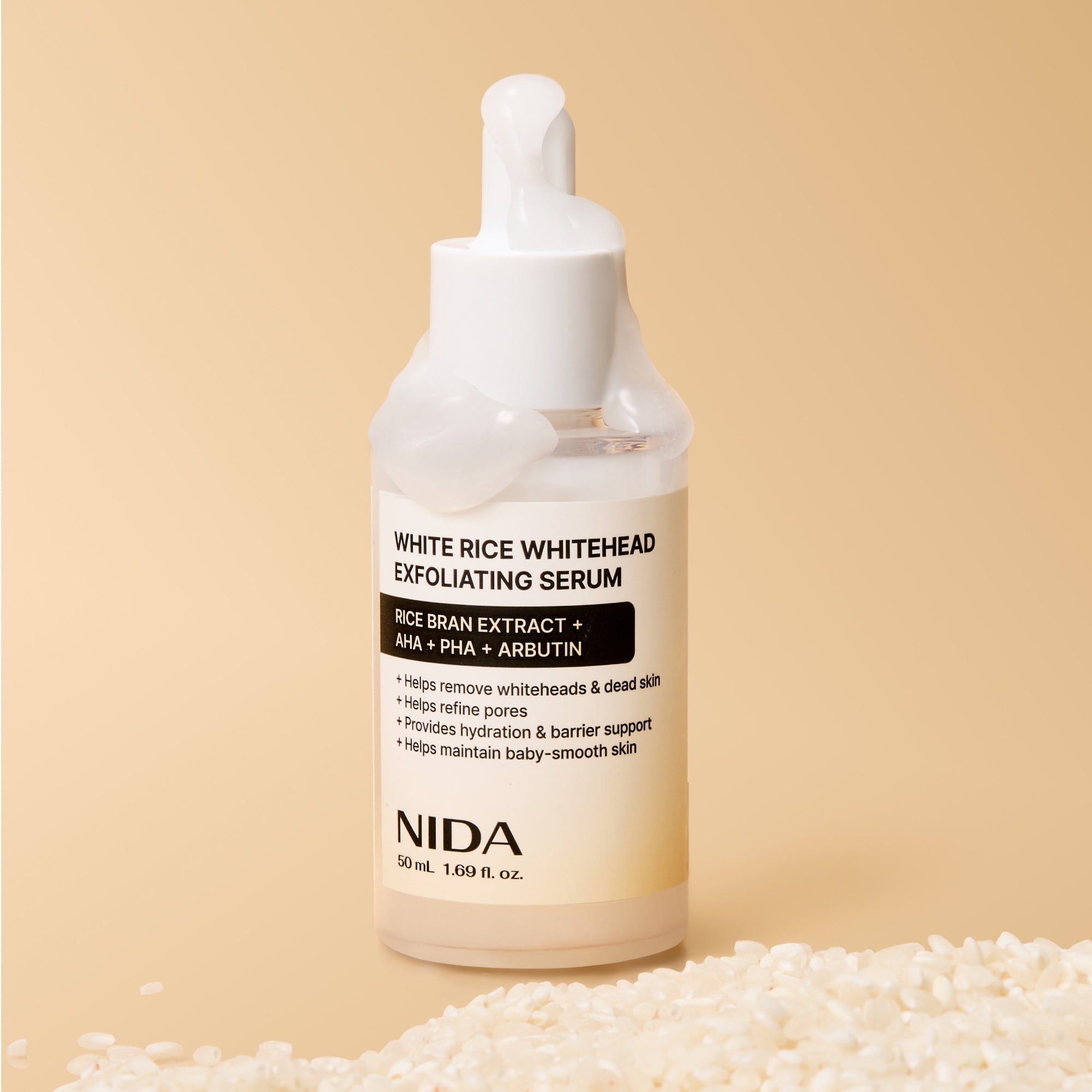 NIDA Black Rice Blackhead Exfoliating Serum (50ml)