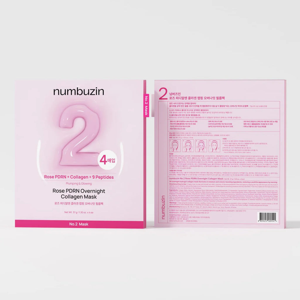 numbuzin No.2 Rose PDRN Overnight Collagen Mask