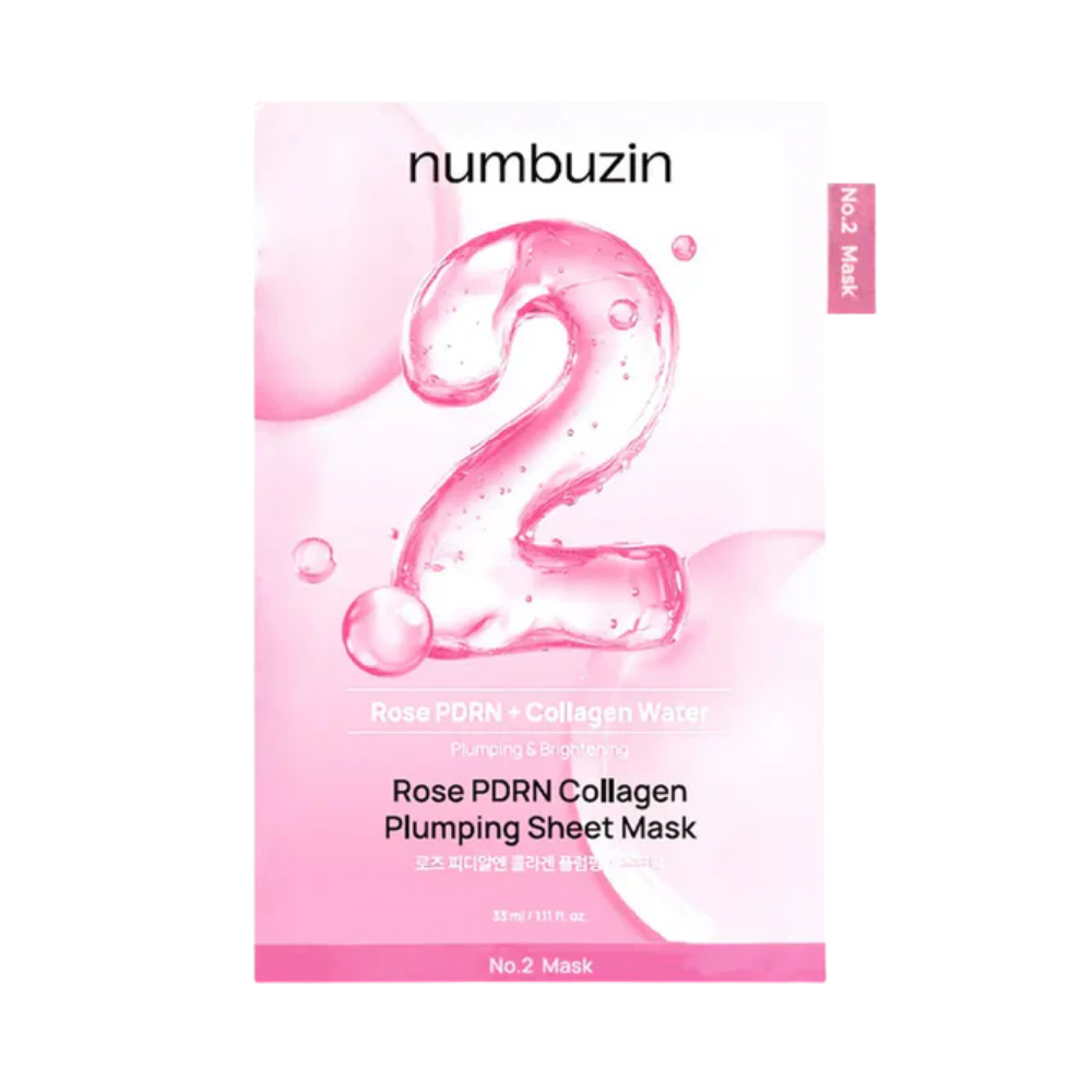 numbuzin No.2 Rose PDRN Collagen Plumping Sheet Mask