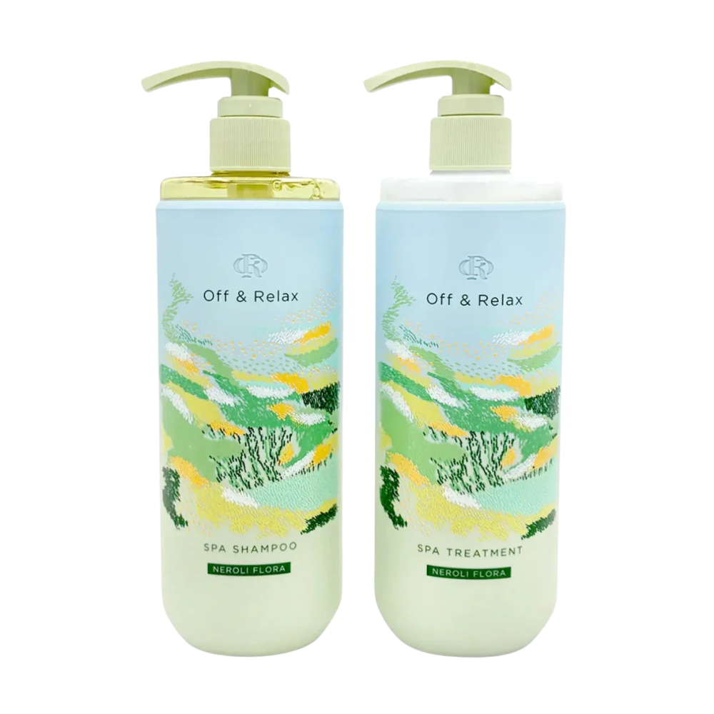 OFF & RELAX Spa Shampoo + Hair Treatment Neroli Set (2x460ml)